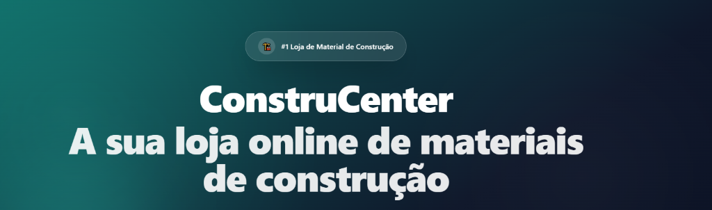 ConstruCenter · Materiais de construção